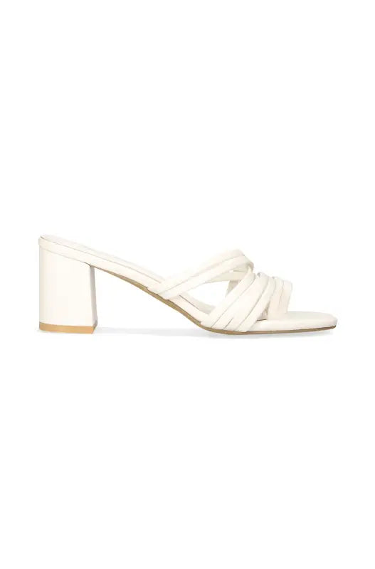 Dunns Clothing | Footwear | Susie Strippy Mule _ 140911 White