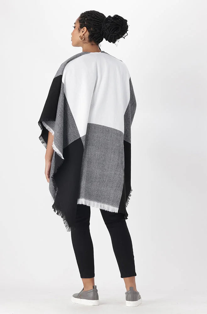 Dunns Clothing | Accessories | Theresa Poncho _ 147889 Grey