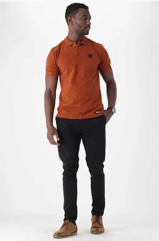 Dunns Clothing | Mens | Thornbrook Golfer _ 149526 Rust