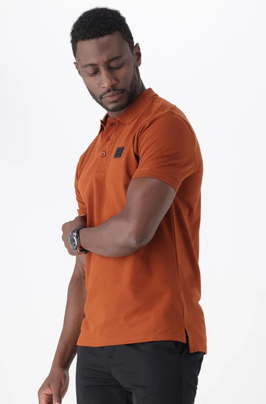 Dunns Clothing | Mens | Thornbrook Golfer _ 149526 Rust
