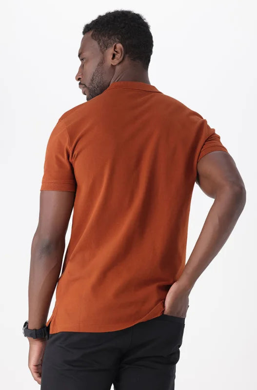 Dunns Clothing | Mens | Thornbrook Golfer _ 149526 Rust
