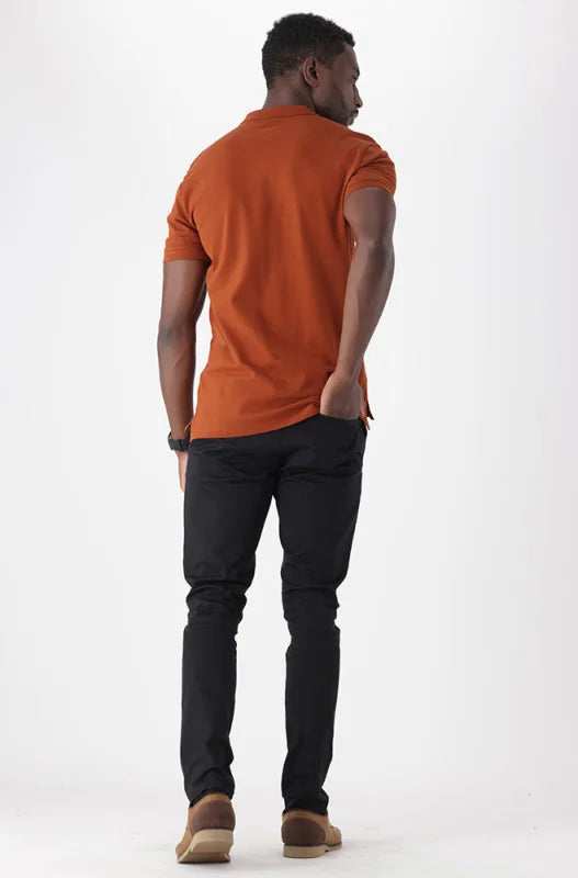 Dunns Clothing | Mens | Thornbrook Golfer _ 149526 Rust