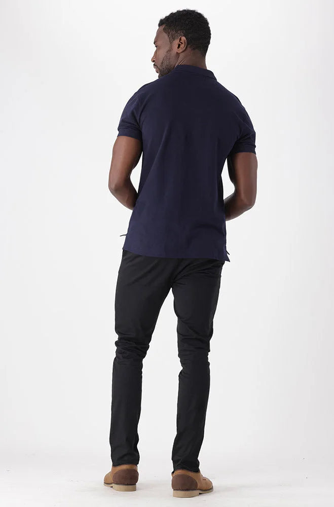 Dunns Clothing | Mens | Thornbrook Golfer _ 149528 Navy