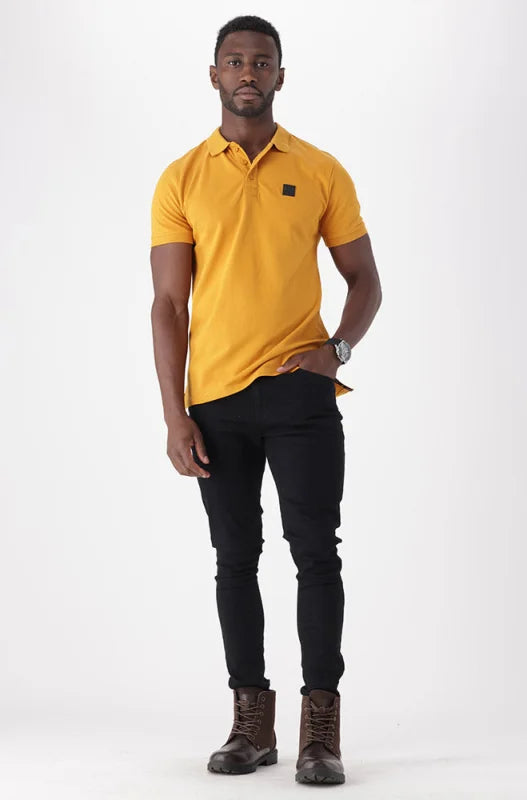Dunns Clothing | Mens | Thornbrook Golfer _ 149529 Ocre