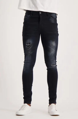 Dunns Clothing | Mens | Tuckerman Super Skinny Jean _ 138750 Black