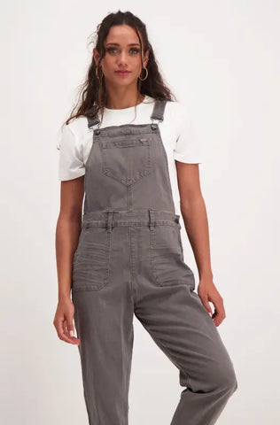 Dunns Clothing | Ladies | Vanessa Denim Dungaree _ 138661 Grey Wash