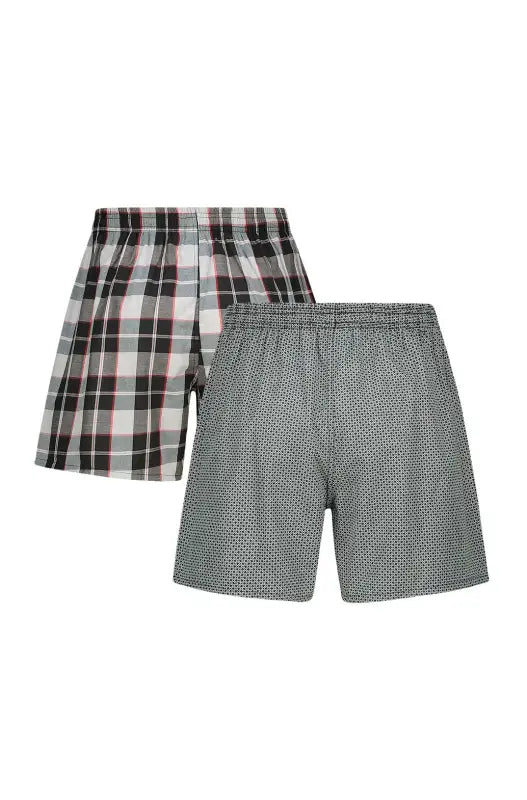 Dunns Clothing | Underwear | Vaughan Woven Boxers - 2 Pack _ 139958 Black