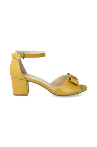 Dunns Clothing | Footwear | Velina Ankle Strap Sandal _ 139972 Mustard