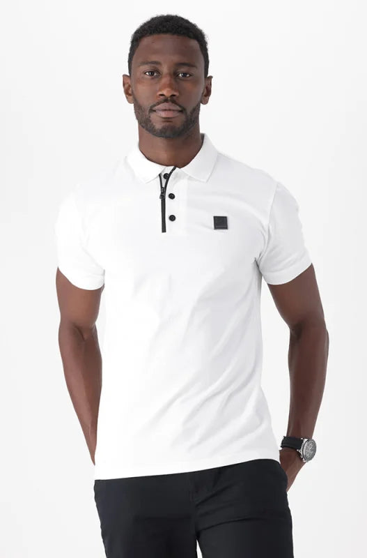 Dunns Clothing | Mens | Vettel Golfer _ 146574 White