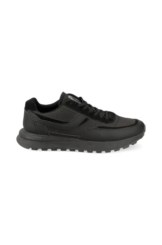 Dunns Clothing | Footwear Waffle Trainer _ 146701 Black