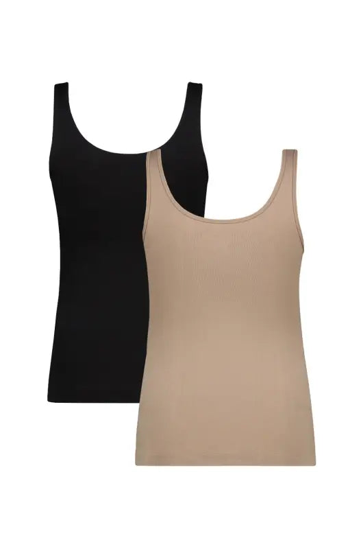Dunns Clothing | Smalls | Winona Seamfree Cami - 2 Pack _ 140435 Black