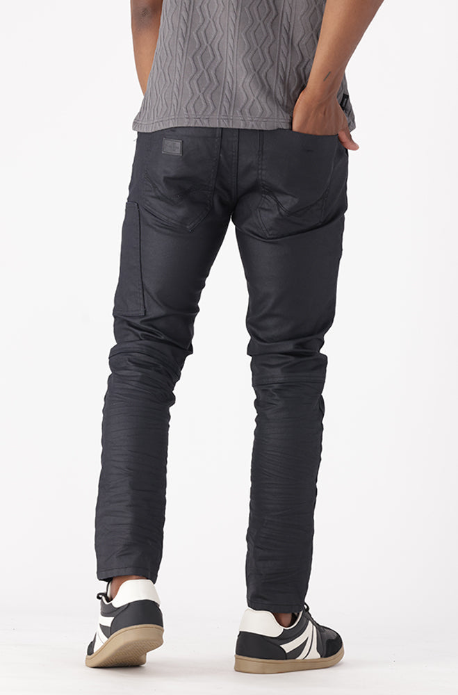 Zephyr Coated Tapered Denim