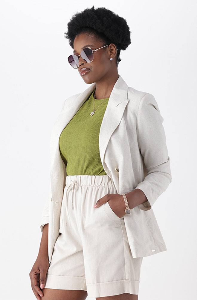 Ladies | Brea Linen Blend Blazer Sport Jackets