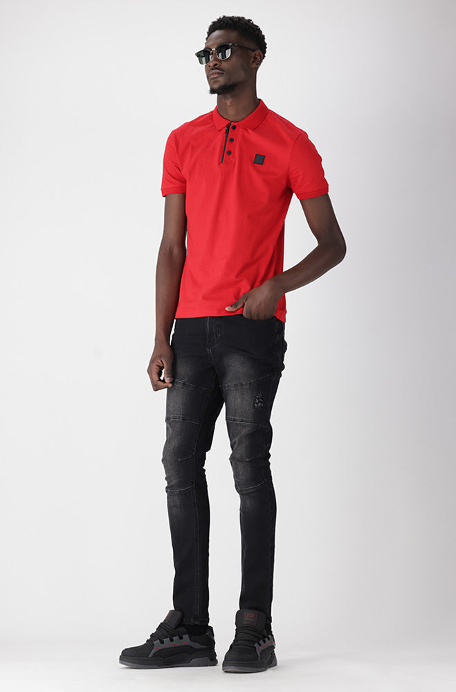 Mens | Vettel Golfer _ 164177 Red Polos