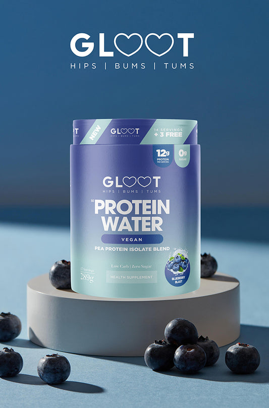 GLOOT VEGAN PROTEIN WATER BLUEBERRY