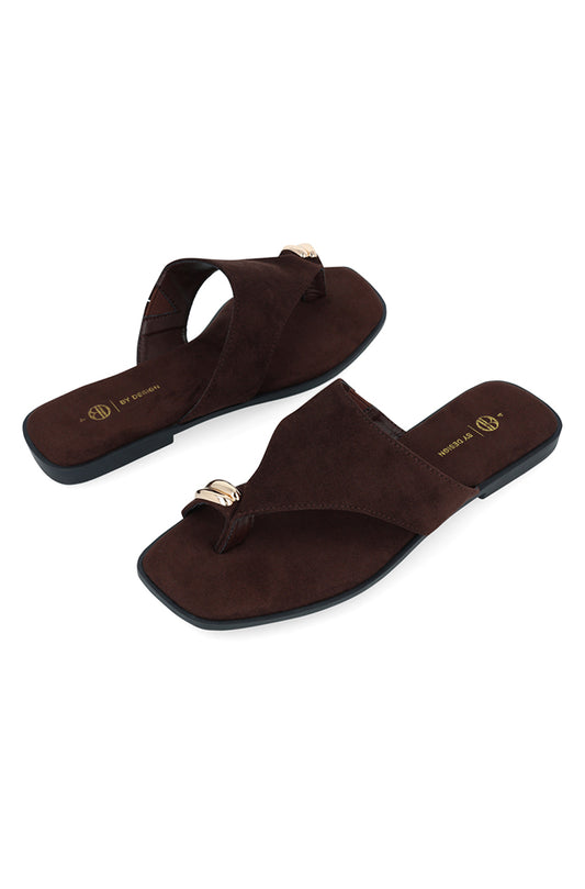 Shay microsuede  sandal