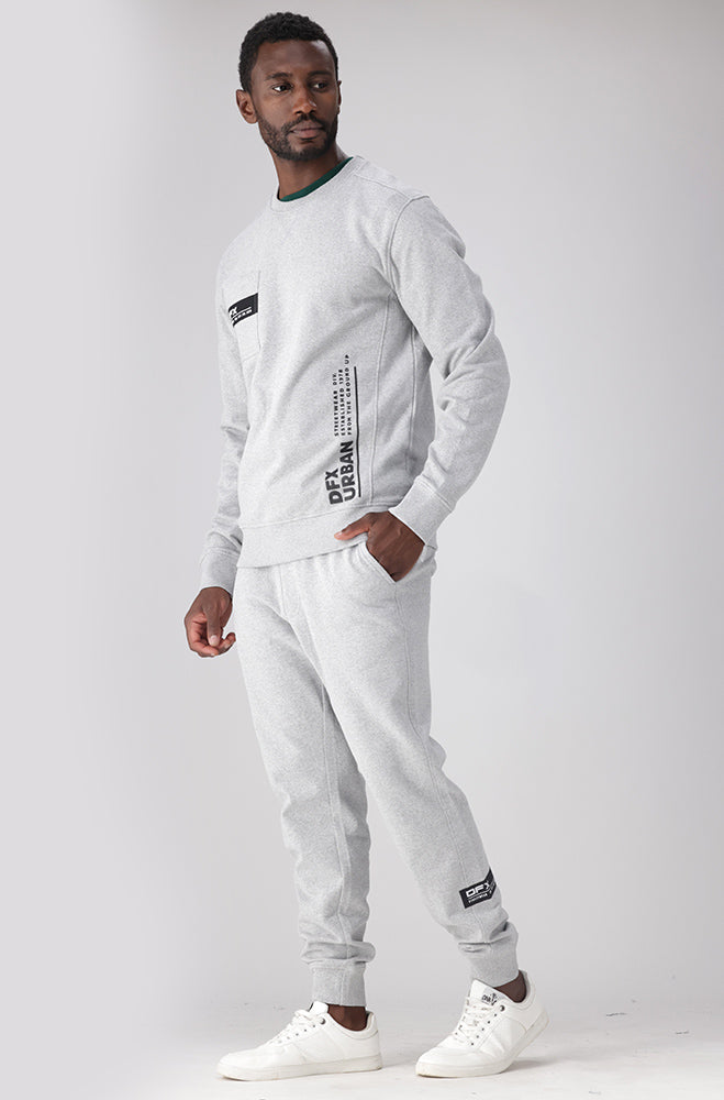 Dunns Clothing | Saganashkee Crew Sweat _ 155970 _ Grey Mel | R199