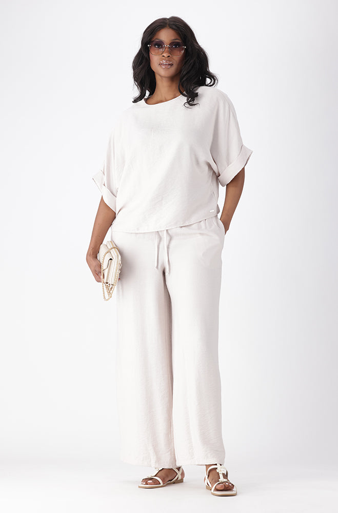 ARIELLA TEXTURED BOXY TOP