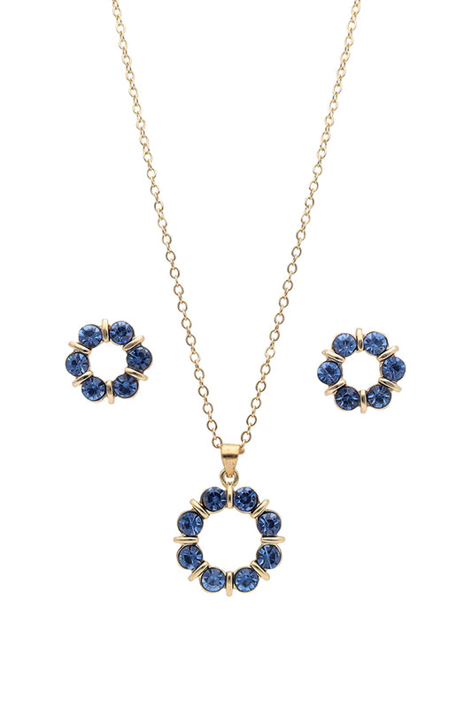 CLARA NECKLACE AND EARRING SET