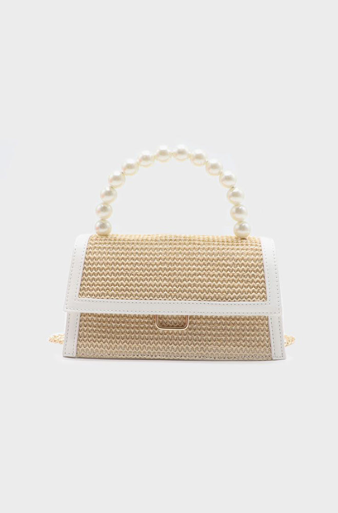 NAOMI STRAW SLING BAG
