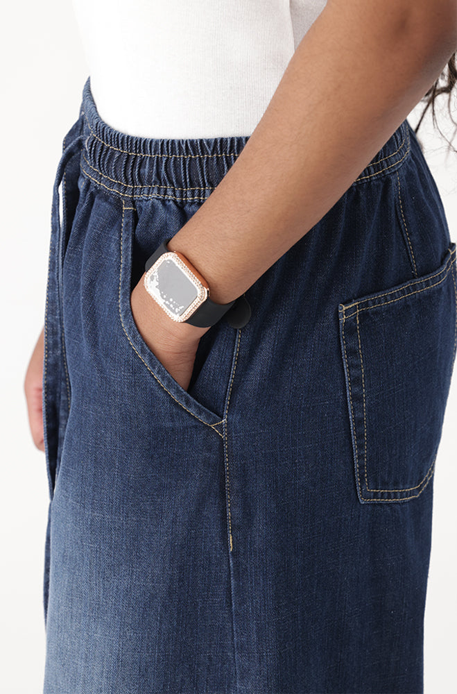 HARLEY DENIM DRAWCORD BARREL JEANS