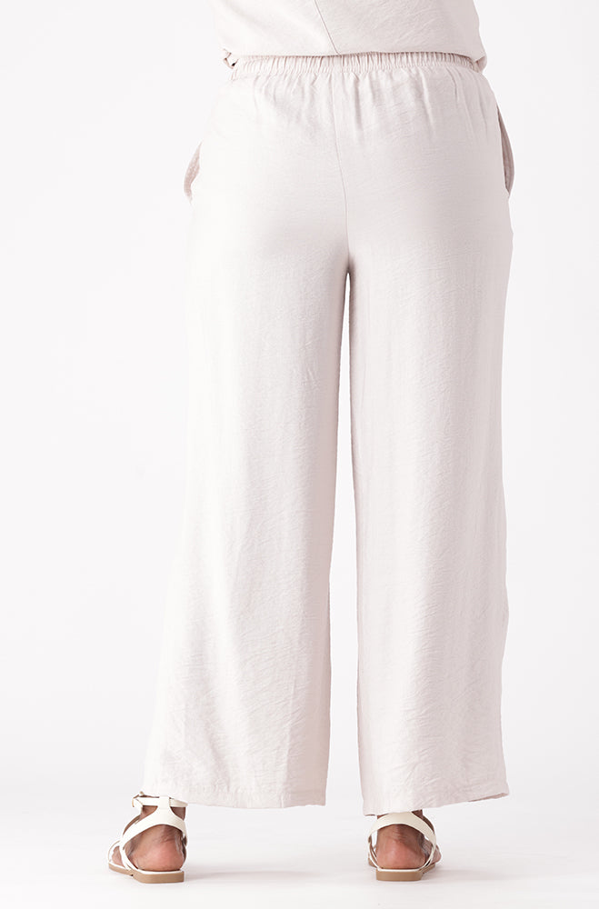 ARIELLA TEXTURED WIDE LEG PANTS