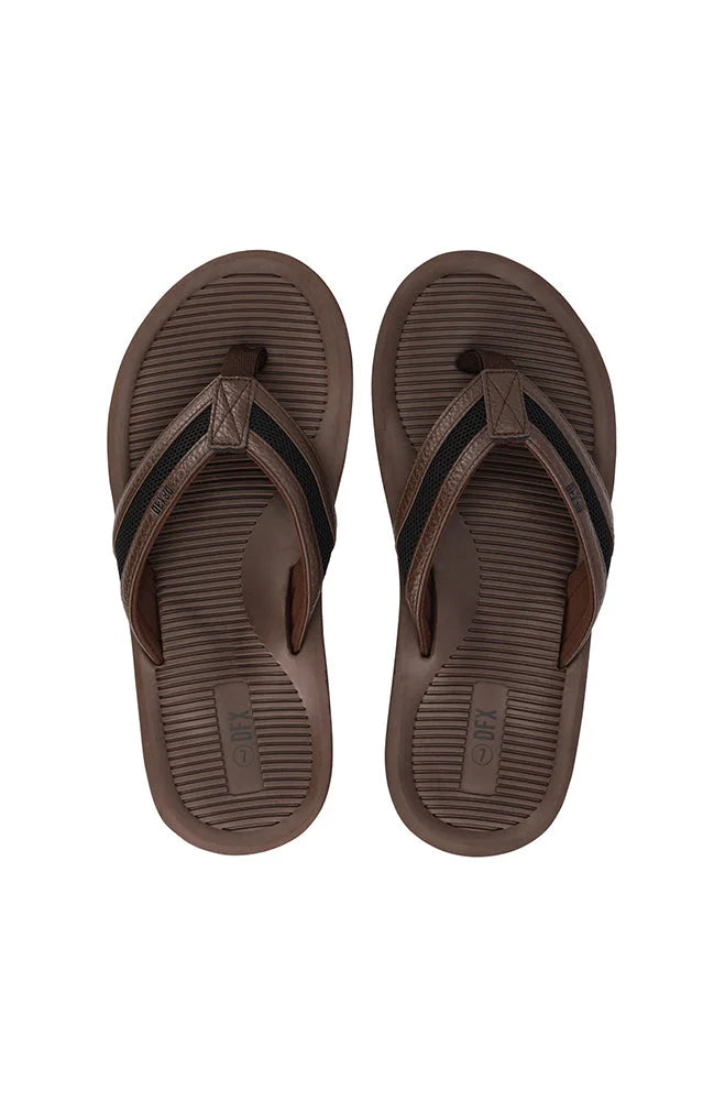 Footwear | Jacob Mesh Eva Thong _ 150194 Chocolate Sandals