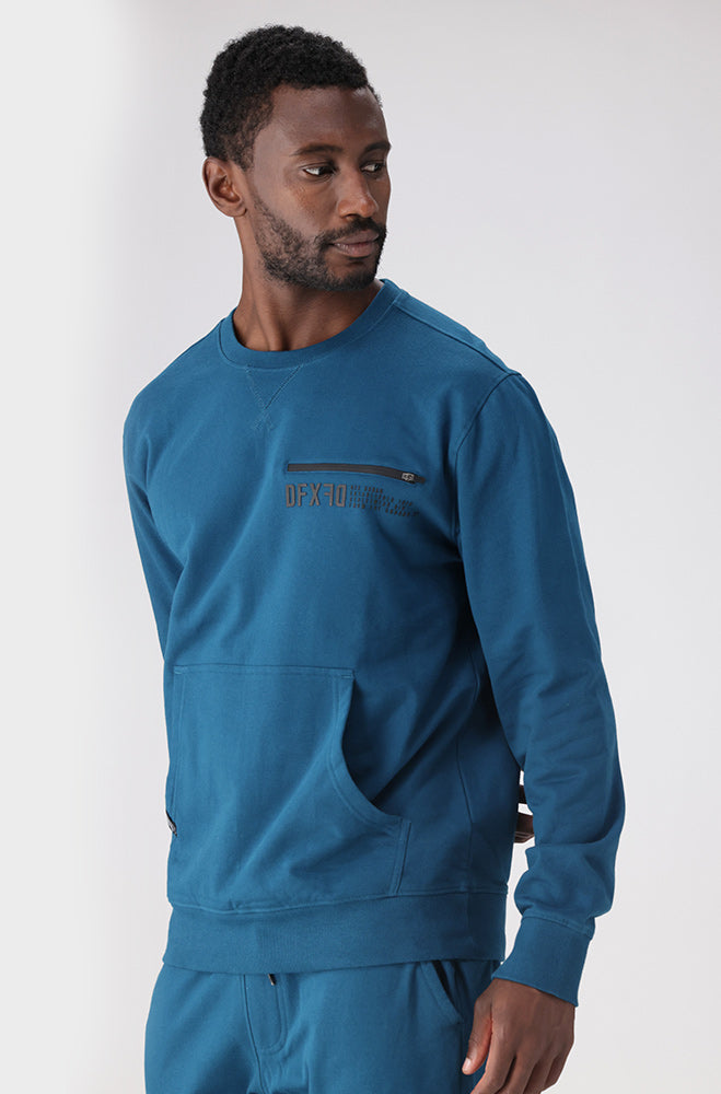 Mens | Lismore Crew Sweat _ 155974 Teal