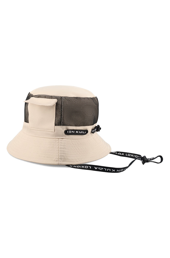 LOXION KULCA MESH BUCKET HAT - CREAM