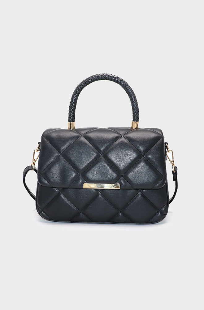 Isabella Quilted Sling Bag _ 162839 _ Black