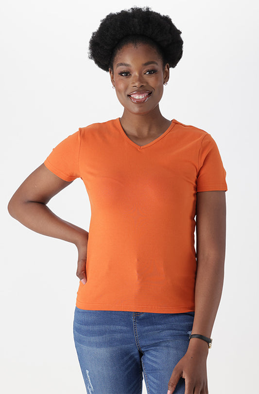 GRACE V NECK TEE