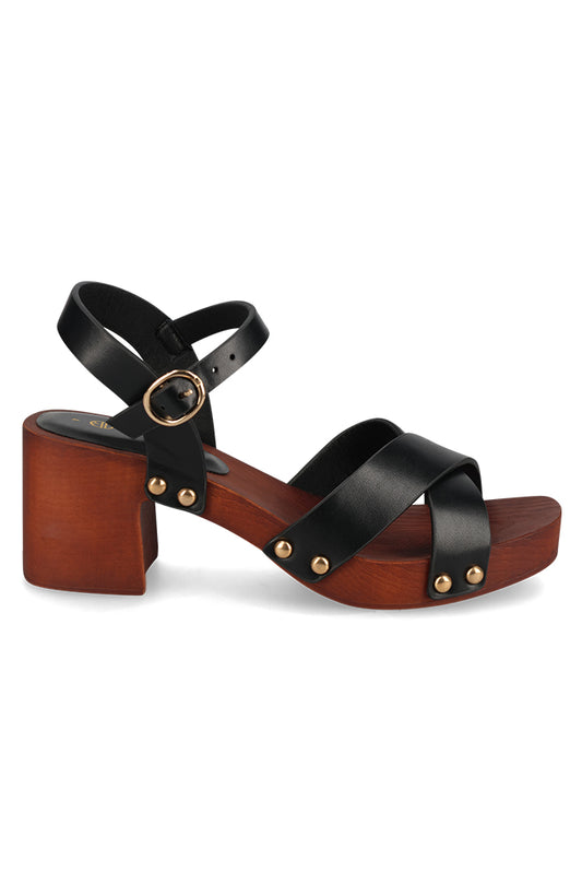 Sophia Cross over platform heel