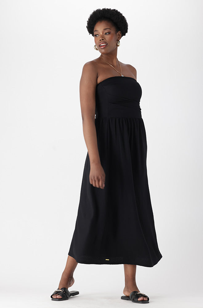 Ladies | Alia Textured Boobtube Dress Dresses