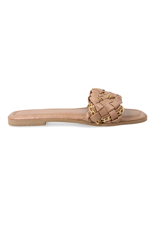 Izabel woven chain sandal