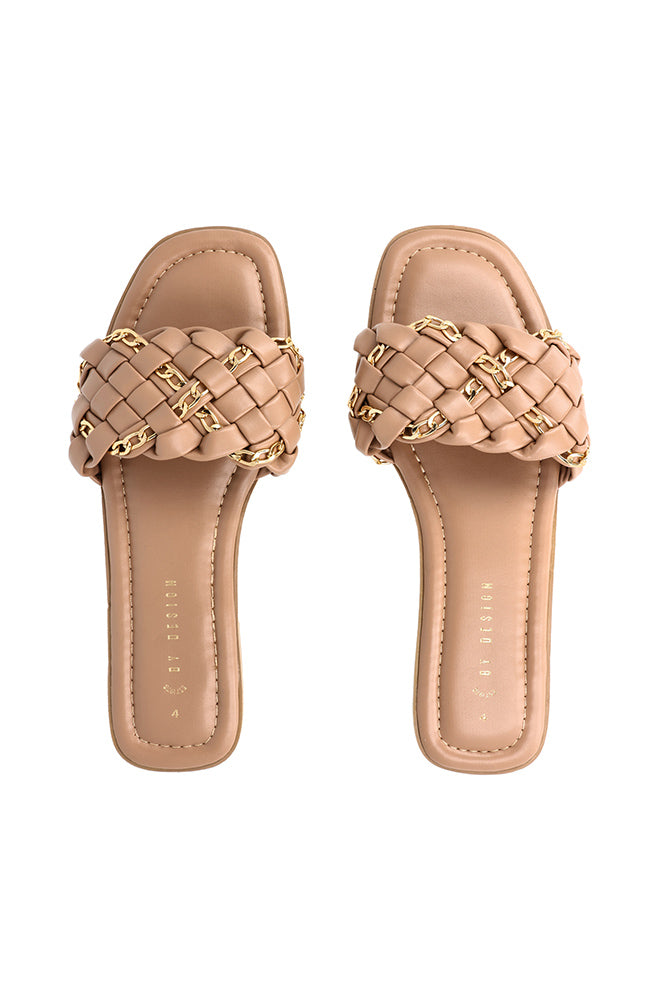 Izabel woven chain sandal