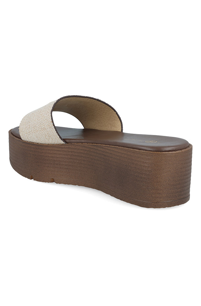 Corlia printed upper detailed sandal