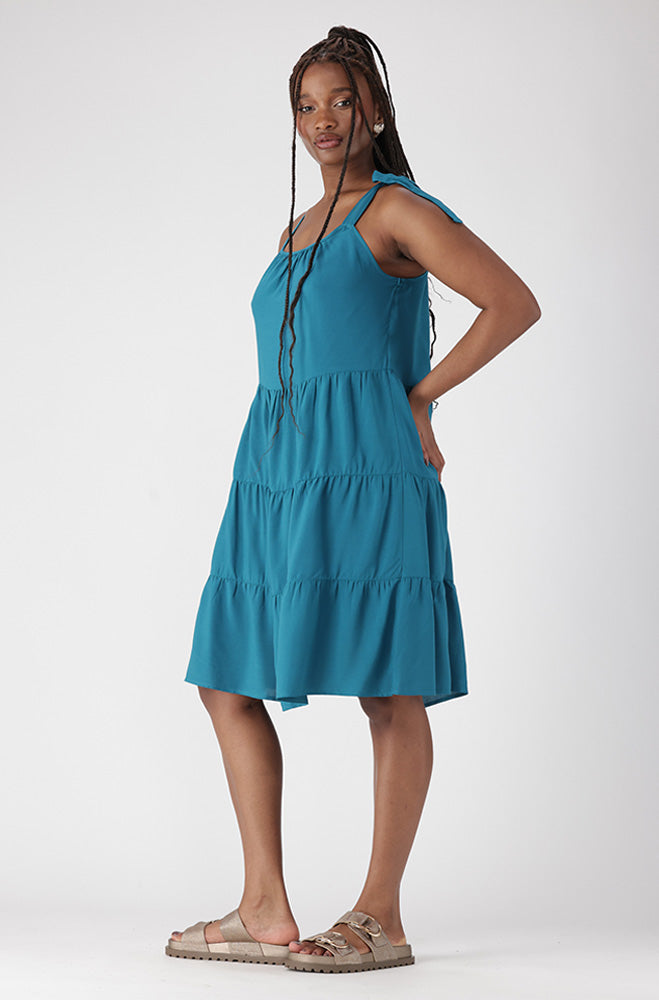 LAUREL STRAPPY TIERED DRESS