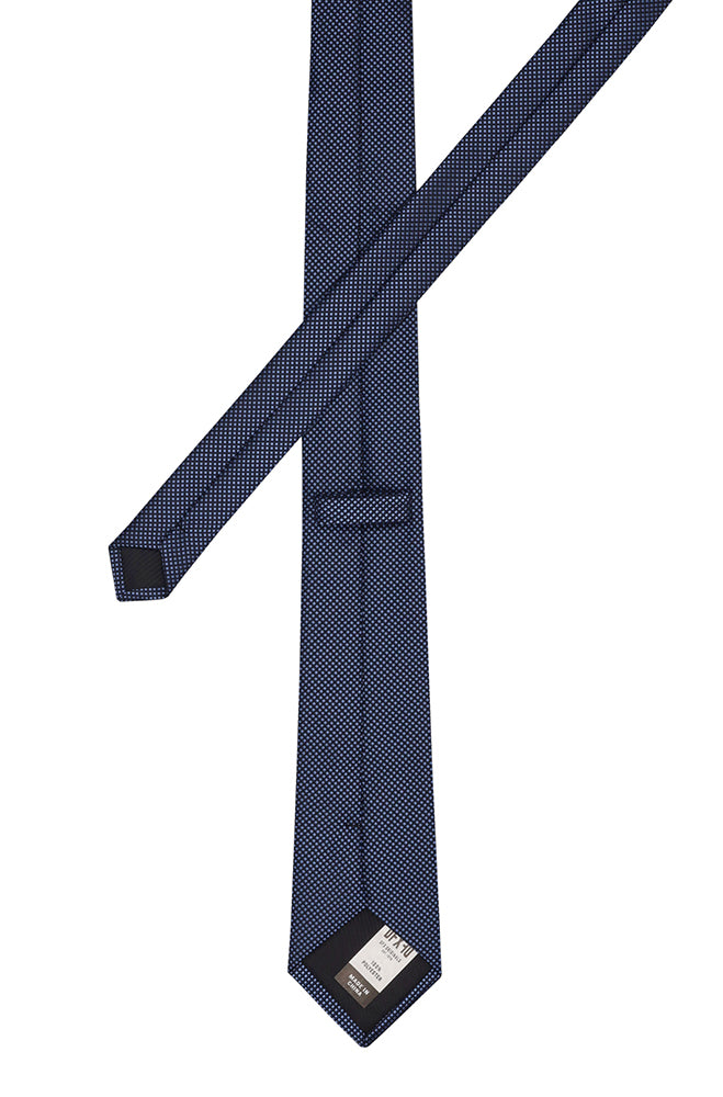 MARC TIE AND PRINTED POCKET LAPEL