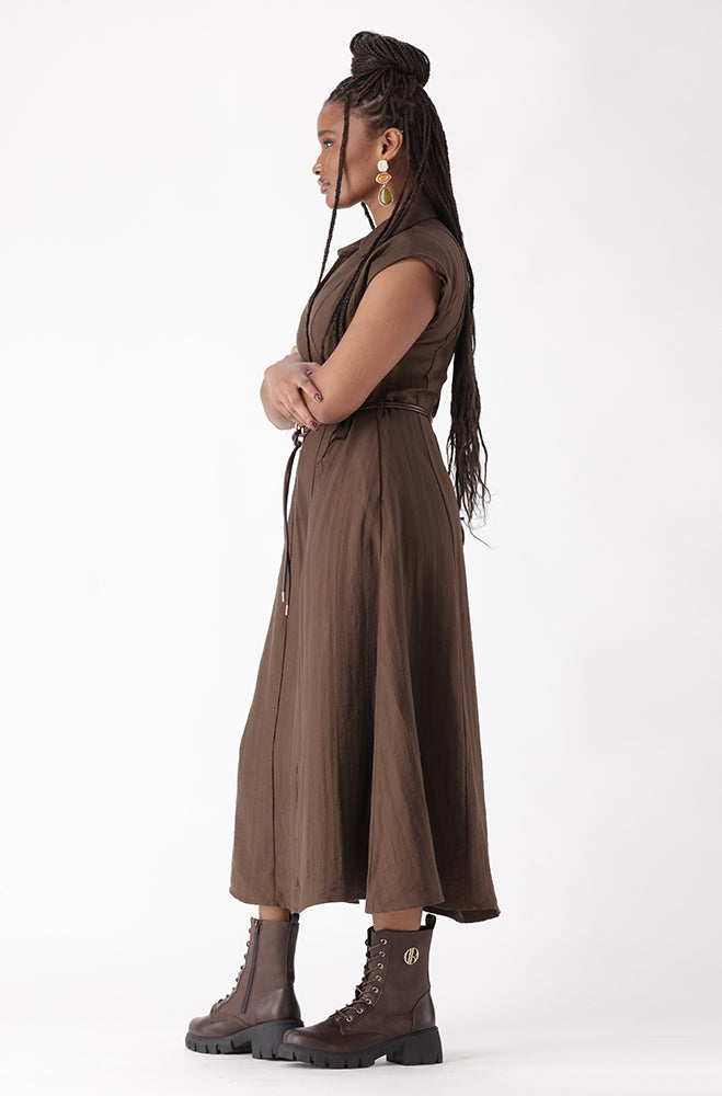 CARINA BELTED DRESS