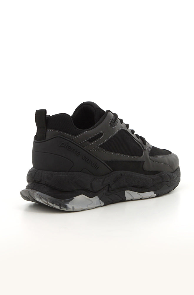Footwear | Pierre Cardin Camo Sole Chunky Sneaker _ 164864 Black Sneakers