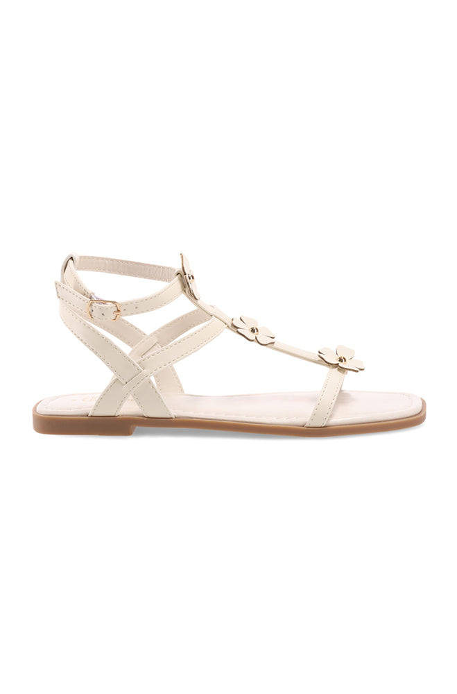 Emily flower ankle tie sandal