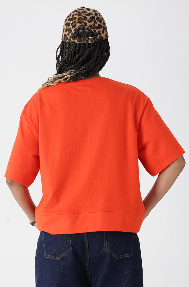 CARINA BOXY FLOWER PRINT TEE