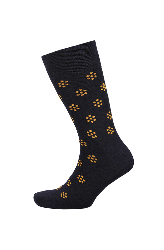 Underwear | Fritz Single Sock _ 157260 Navy Crew Socks