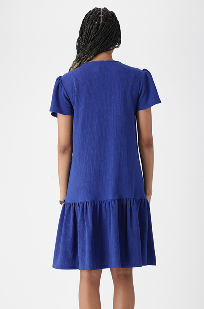 Alice Tulip Sleeve Shift Dress _ 166958 _ Blue