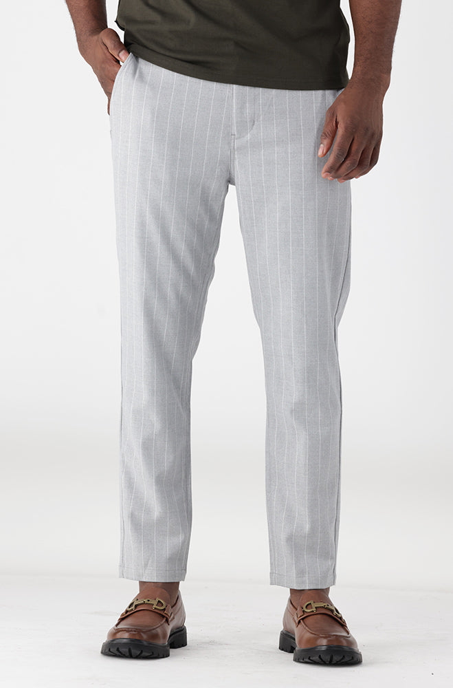 Mens | Sphen Smart Pant _ 162624 Grey Mel Trousers