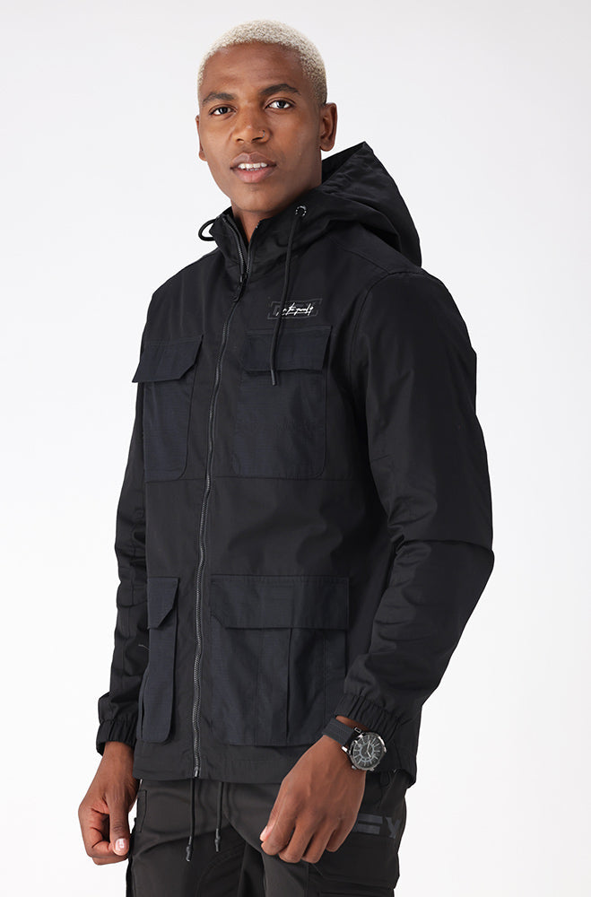 Dunns Clothing | Utility Jack _ 155586 _ Black | R499 - Save 15%
